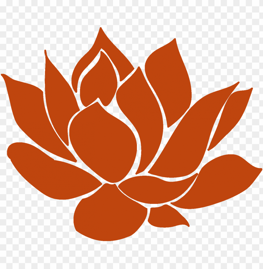 orange cone, pattern, lotus flower, design, warning, illustration, flower