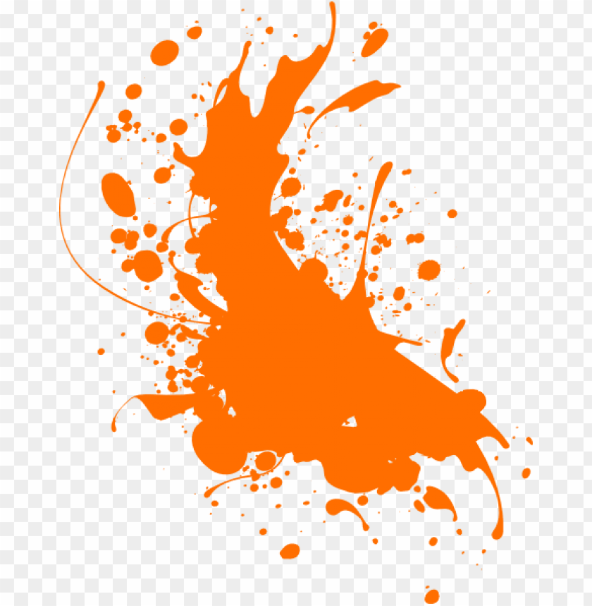 orange cone, paint, painting, water splash, warning, water, paint brush