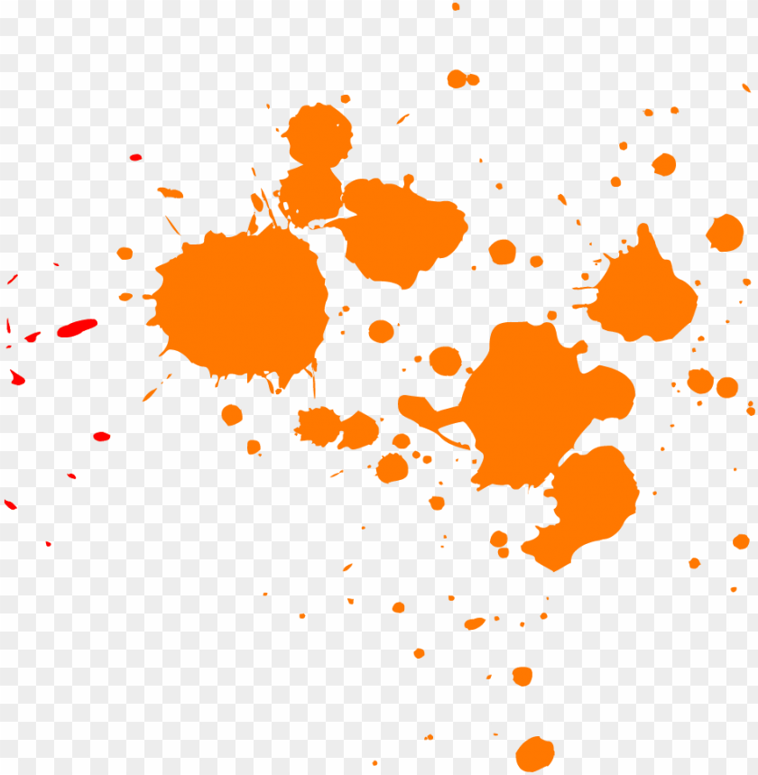 Orange Paint Splatter Paint Splatter Transparent Png Image With Transparent Background Toppng