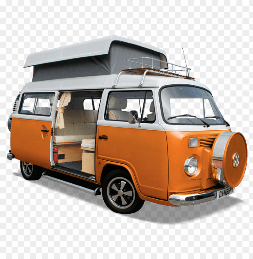 Download orange volkswagen camper van png images background@toppng.com