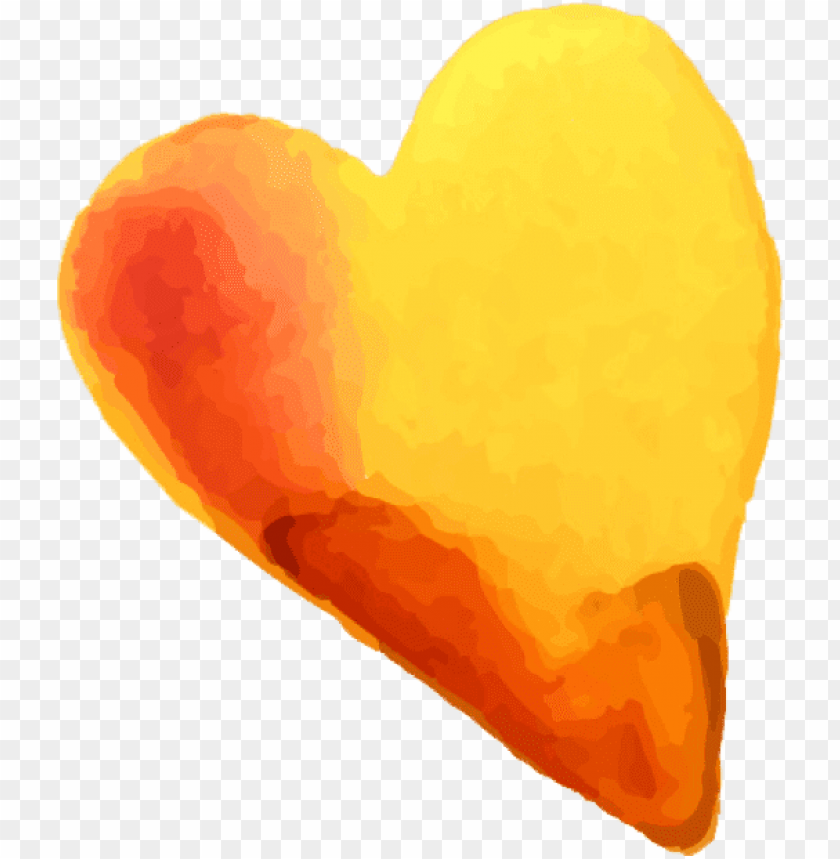 watercolor heart, orange heart, black heart, watercolor circle, heart doodle, heart filter