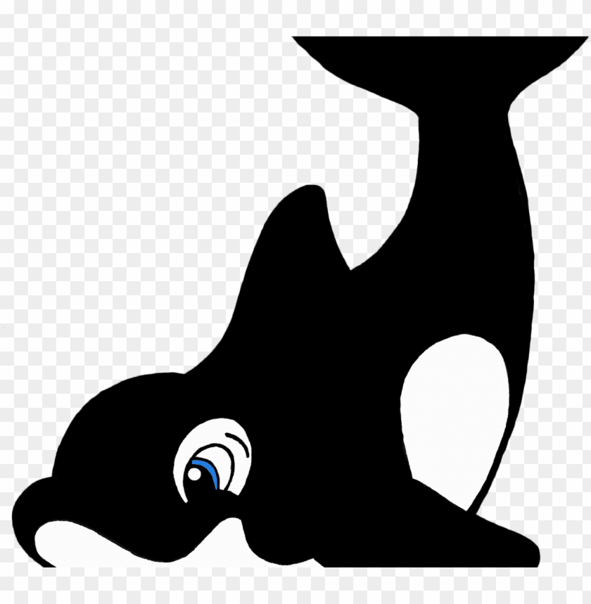 Featured image of post Orca Cartoon Black And White Isolated black silhouette of orca whale on white background