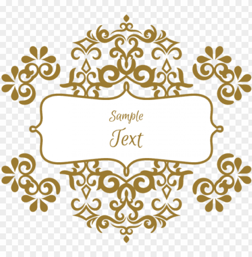 Ornament Greeting Card Template Frame Png And سكرابز اطارات اطار للتصميم Png Image With Transparent Background Toppng
