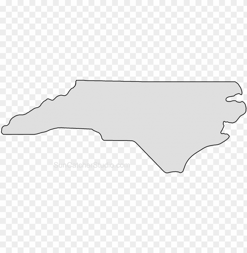 orth carolina map outline png shape state stencil - printable outline map of north carolina PNG image with transparent background@toppng.com