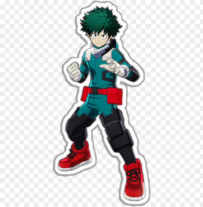 Orton Secured My Hero One S Justice Izuku Png Image With Transparent Background Toppng - roblox ballora shirt