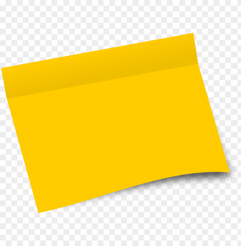 Yellow Post-it Note on