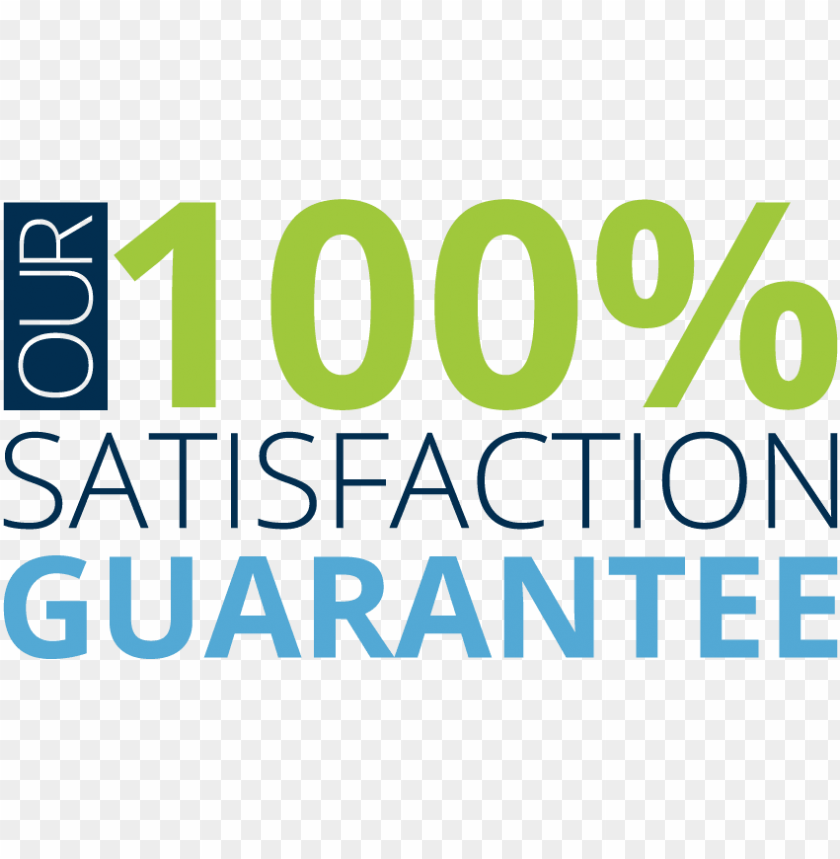 Our 100% Satisfaction Guarantee - 100 Satisfaction Guarantee Logo PNG Transparent With Clear Background ID 279117