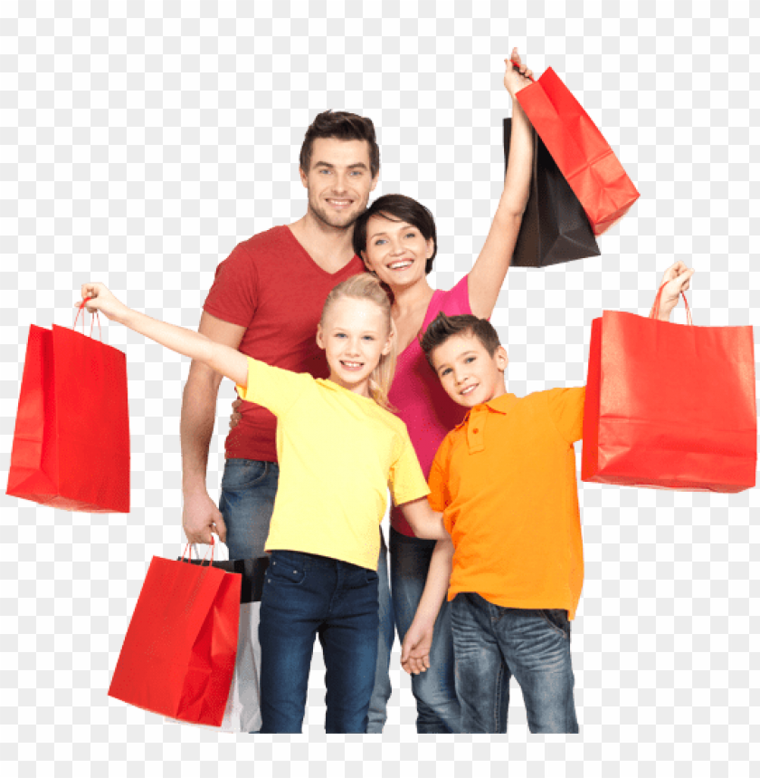 our services - cloth shopping with family PNG image with transparent  background | TOPpng