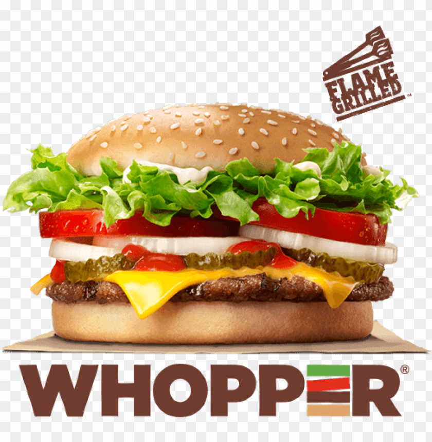 Our Whopper Sandwich Is A ¼ Lb Of Savory Flame-grilled - Burger