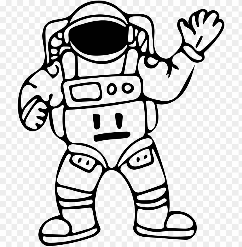 free PNG outline image of astronaut PNG image with transparent background PNG images transparent