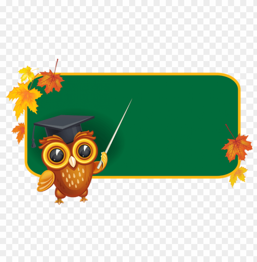 cute school owl clip art