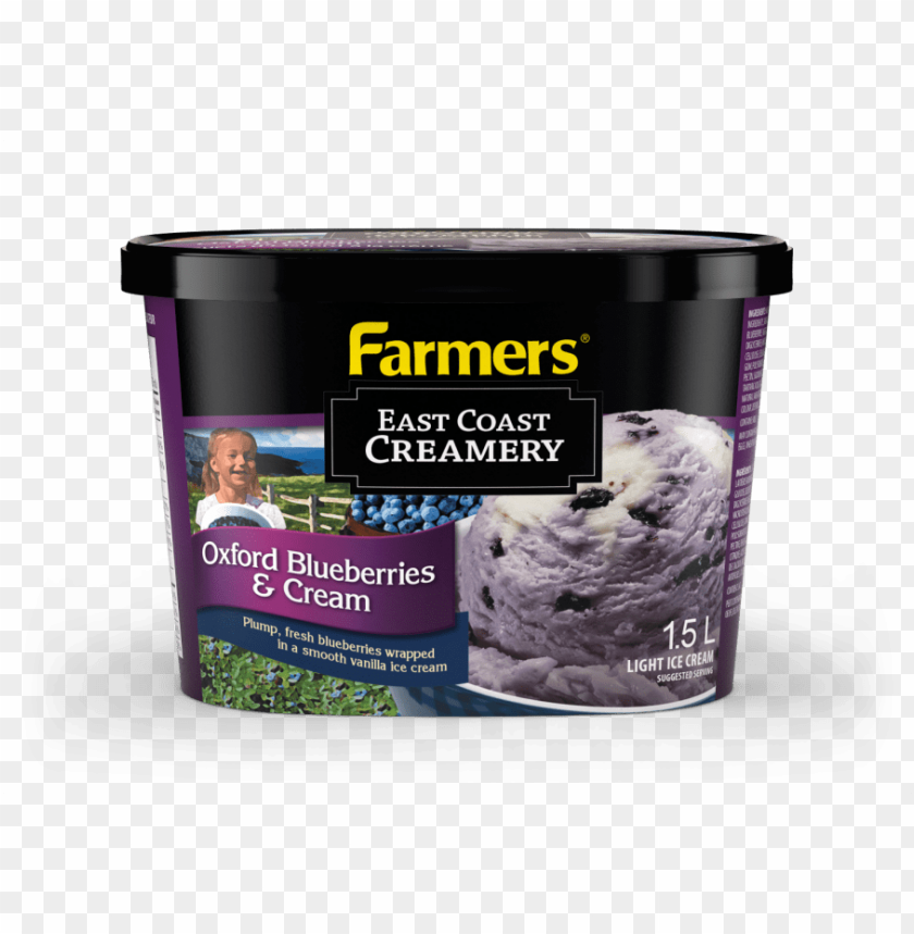 Oxford Blueberries And Cream Ice Cream Chocolate Chi PNG Image With Transparent Background