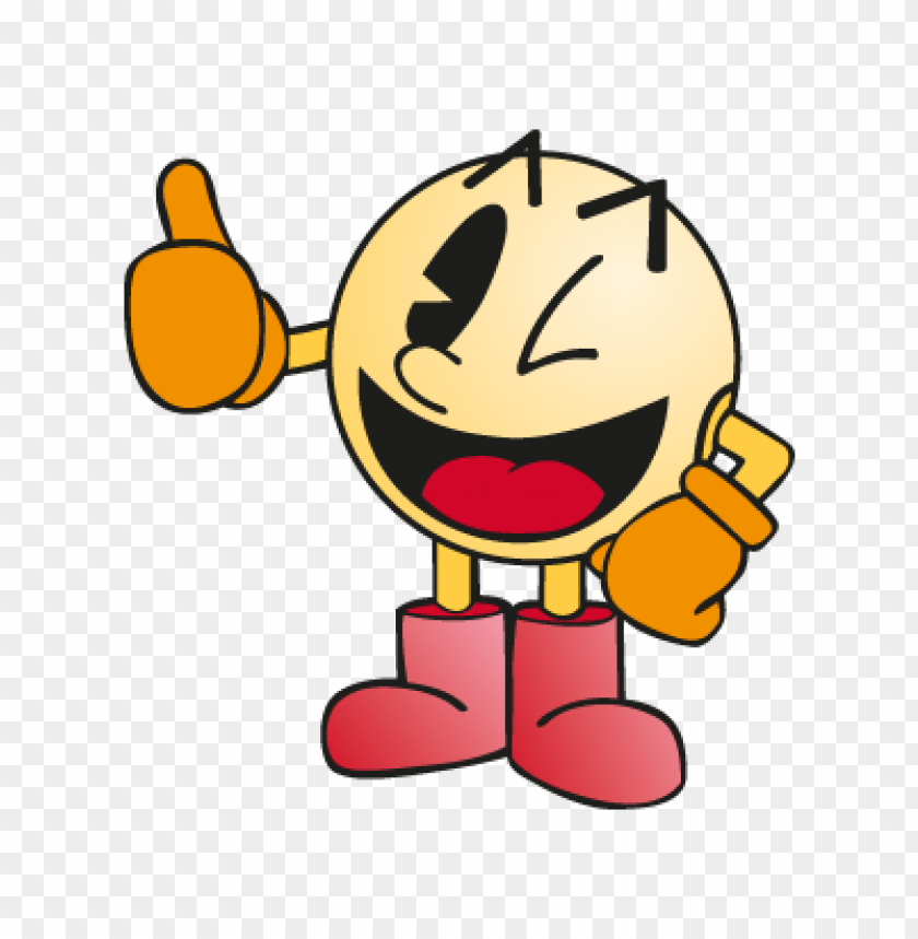  pac man character vector free download - 464305