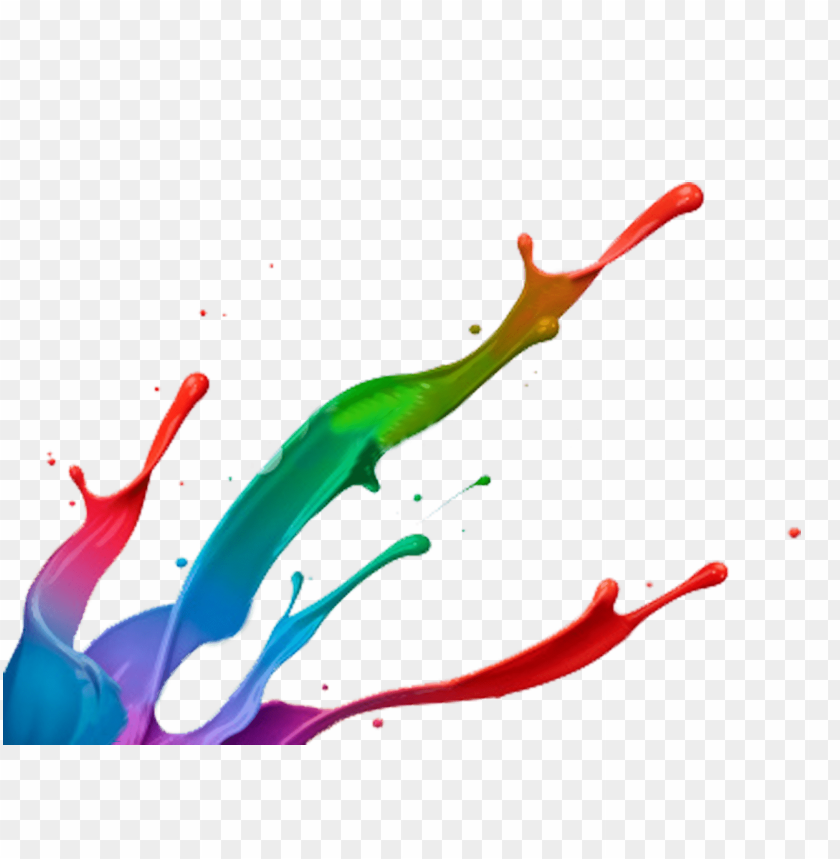 paint splatter footer PNG transparent with Clear Background ID 118710
