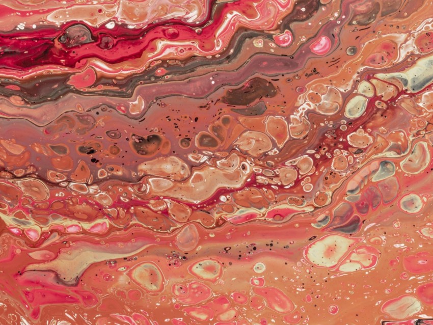 paint, stains, bubbles, blending, liquid, abstraction