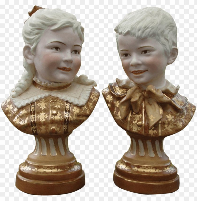 miscellaneous, art, pair of victorian busts, 
