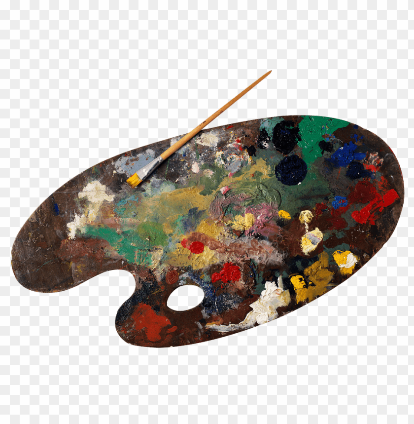 Palette Oil Painting PNG Image With Transparent Background@toppng.com
