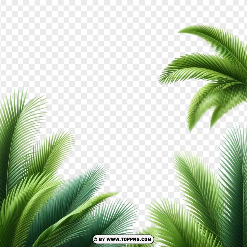 Palm Leaf , Tropical Leaf PNG , Beach Leaf Image,Green , Fresh , Isolated , Leaf 