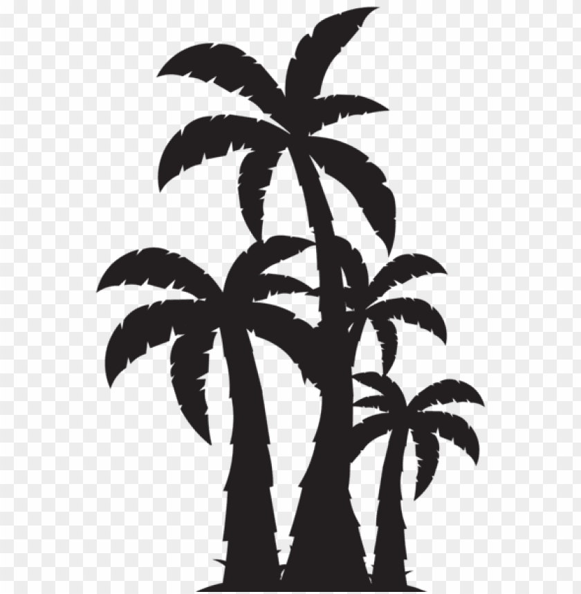 Transparent Palm Trees Silhouette PNG Image - ID 50170 | TOPpng
