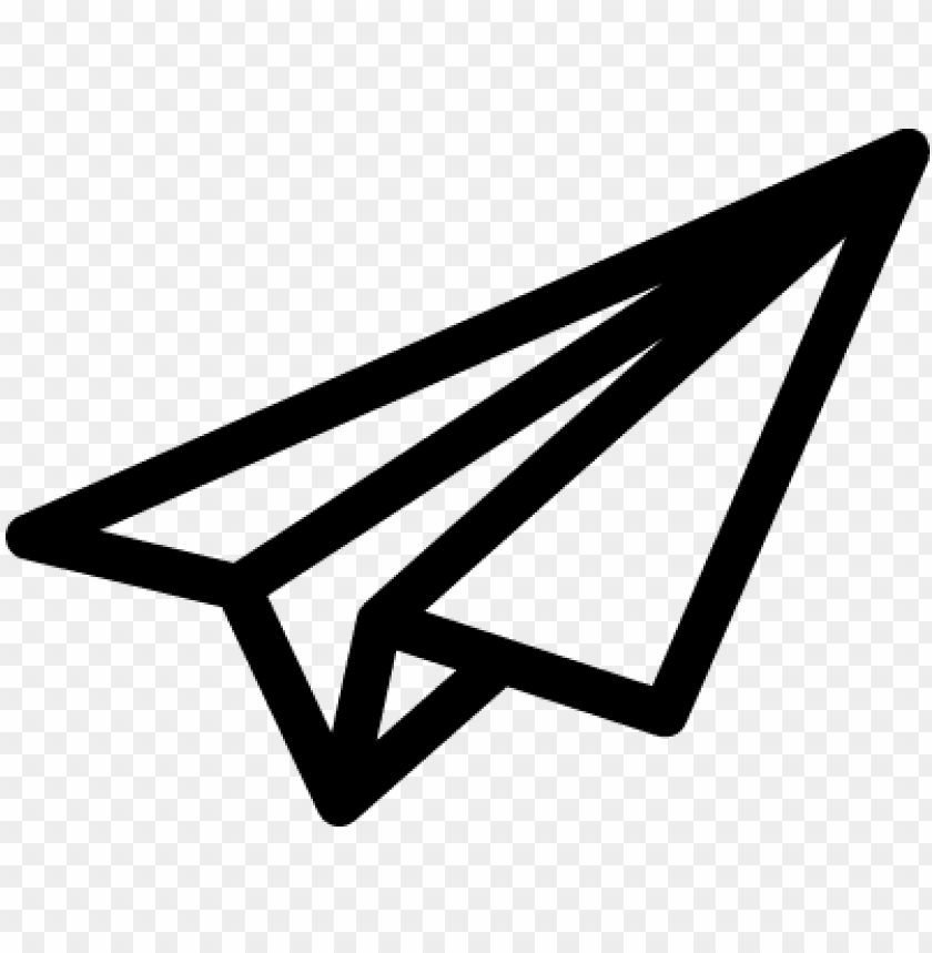 paper airplane symbol PNG transparent with Clear Background ID 71849