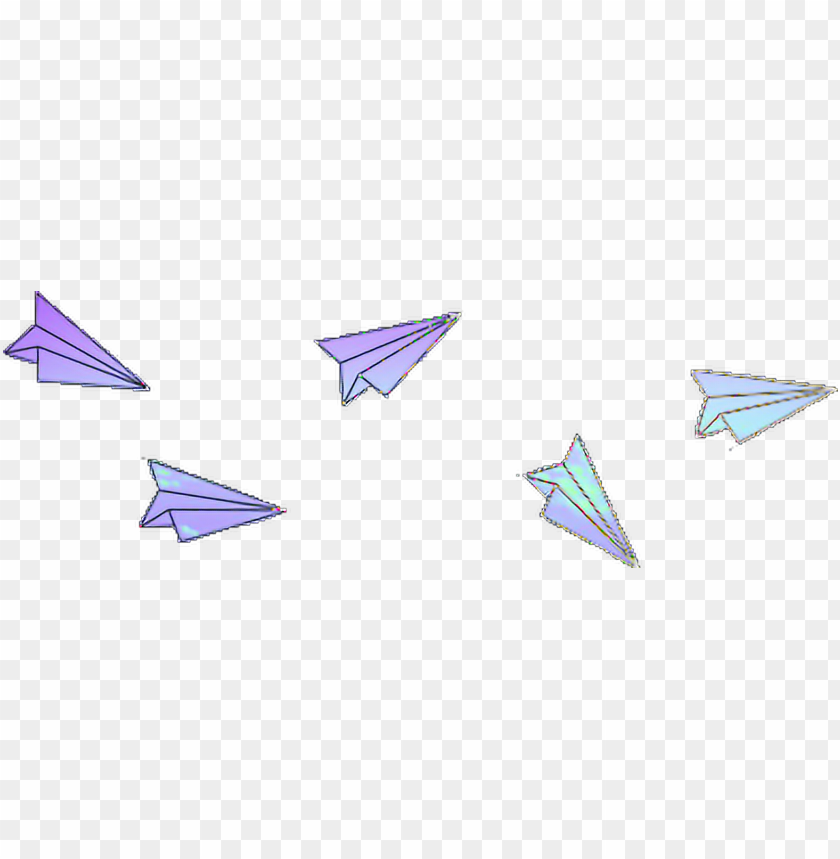 paper airplane tumblr transparent