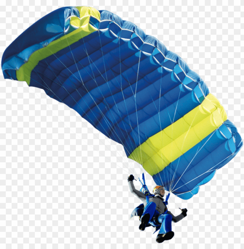 
parachute
, 
cloth canopy
, 
fills with air
