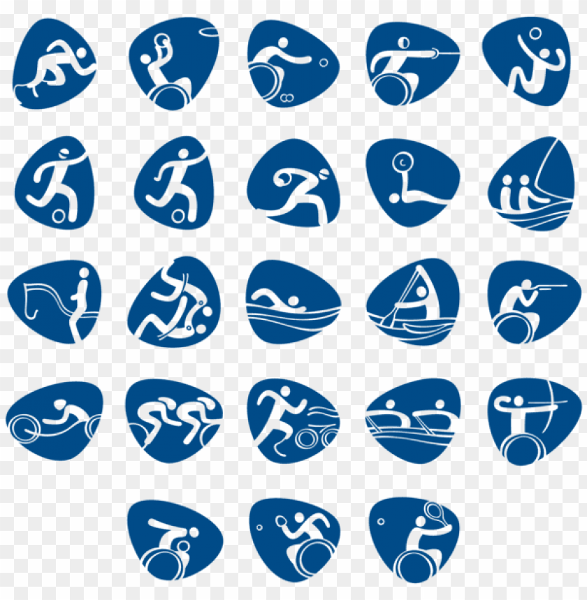 Paralympic Games Rio 16 Officialpictograms Png Images Background Toppng