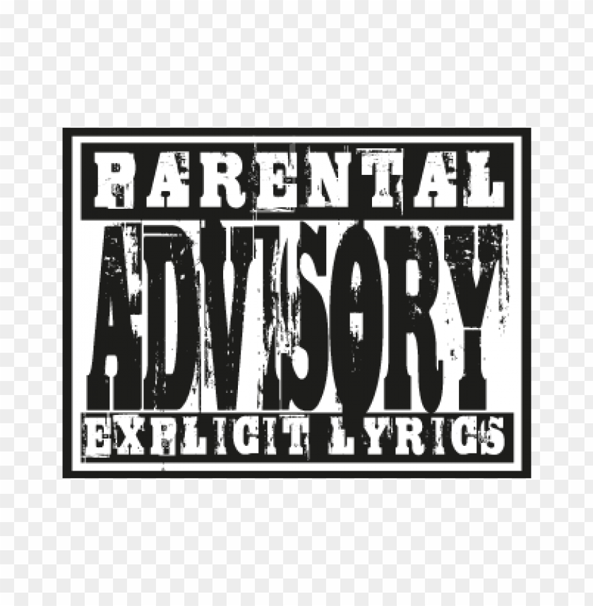  parental advisory lyrics vector logo free - 464251