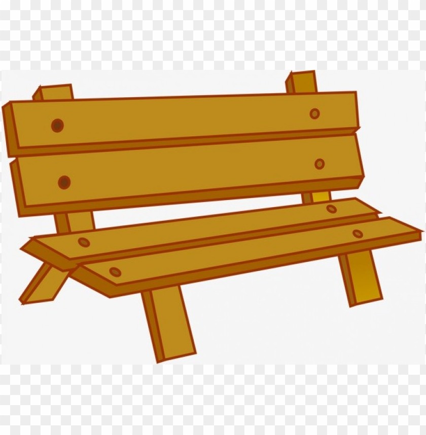 park bench cartoon PNG image with transparent background | TOPpng