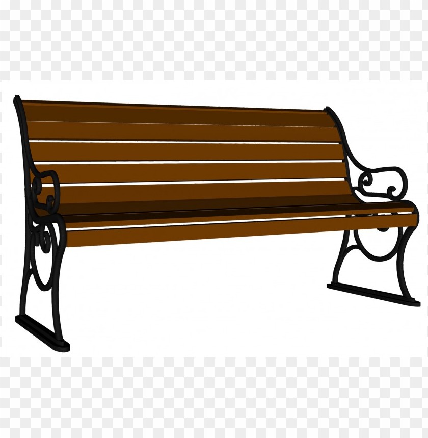 park bench cartoon PNG image with transparent background | TOPpng