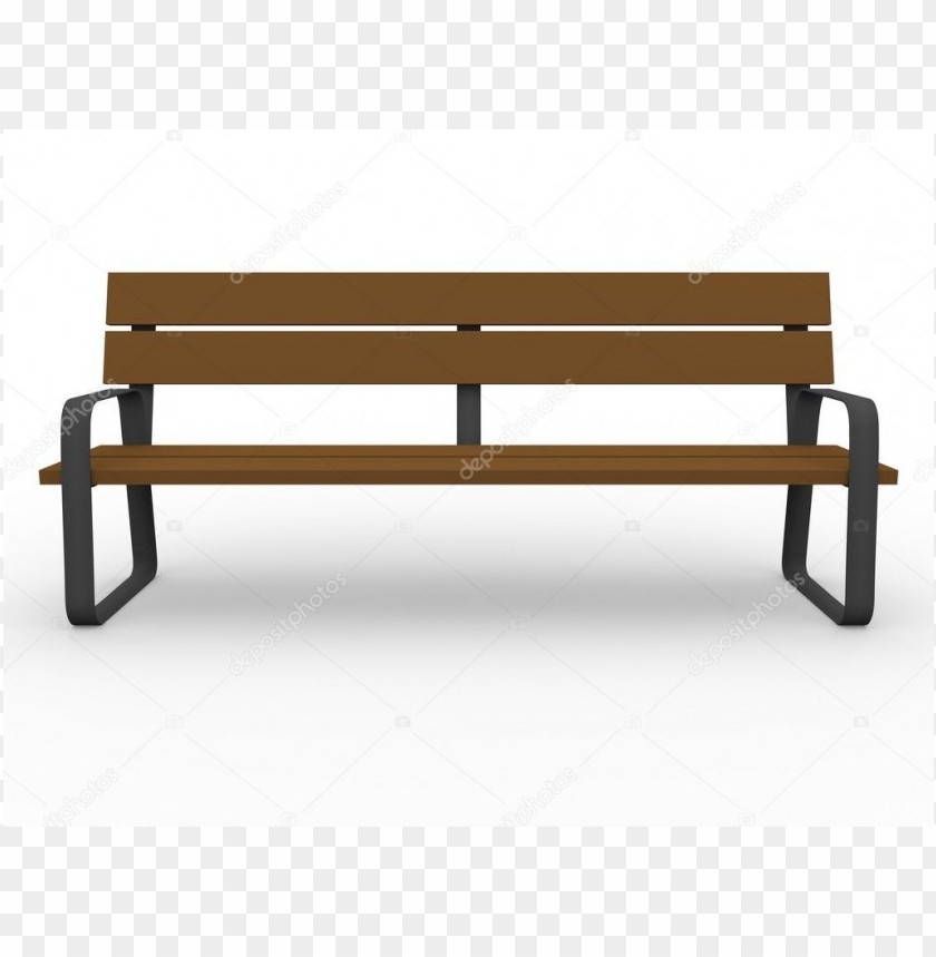 park bench front view, frontview,bench,parkbench,park,front,view