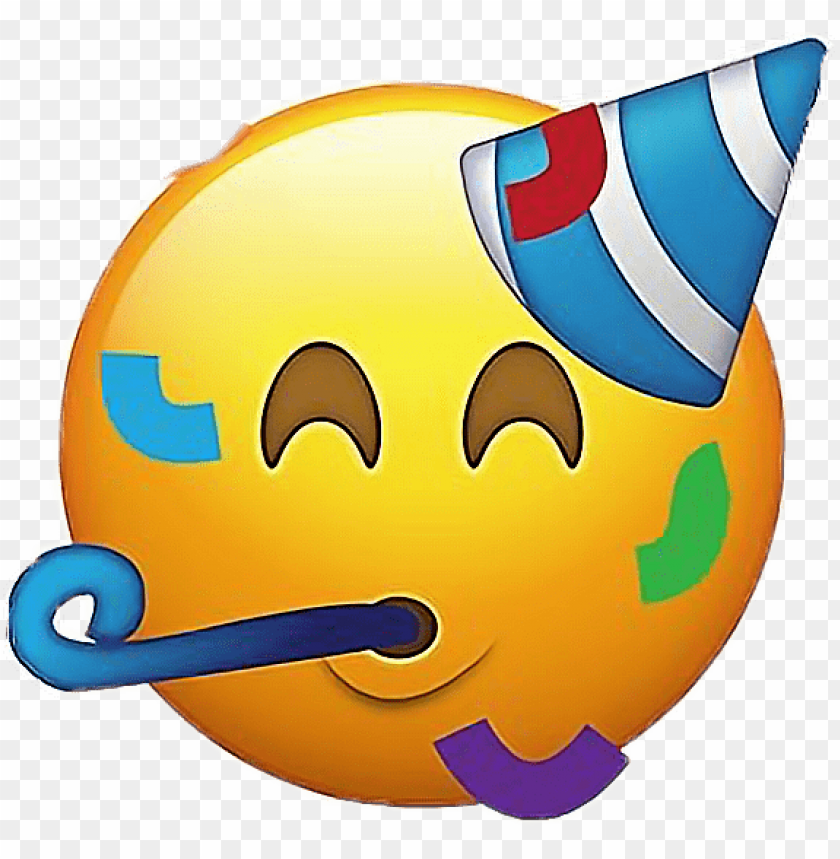 Party Face Emoji Png Image With Transparent Background Toppng - emoji gasp roblox