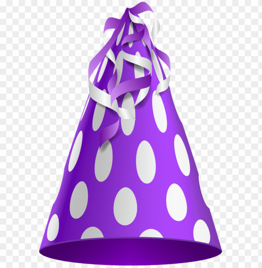 party hat purple transparent png images background -  image ID is 42558