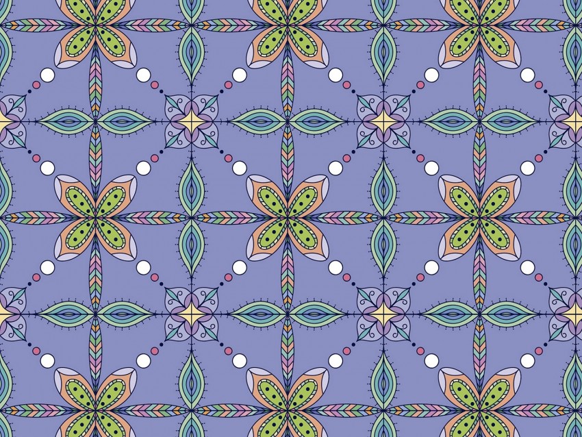 pattern, ornament, colorful, symmetric, endless