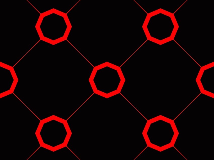 patterns, lines, circles, red, black