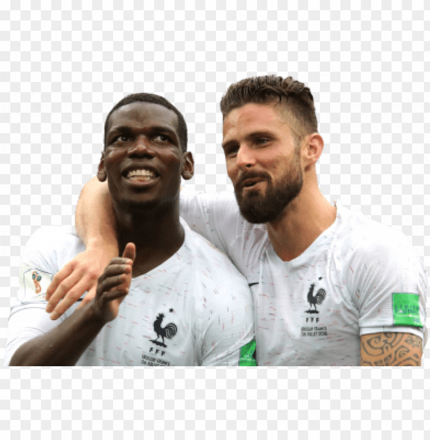 Download paul pogba & olivier giroud png images background@toppng.com