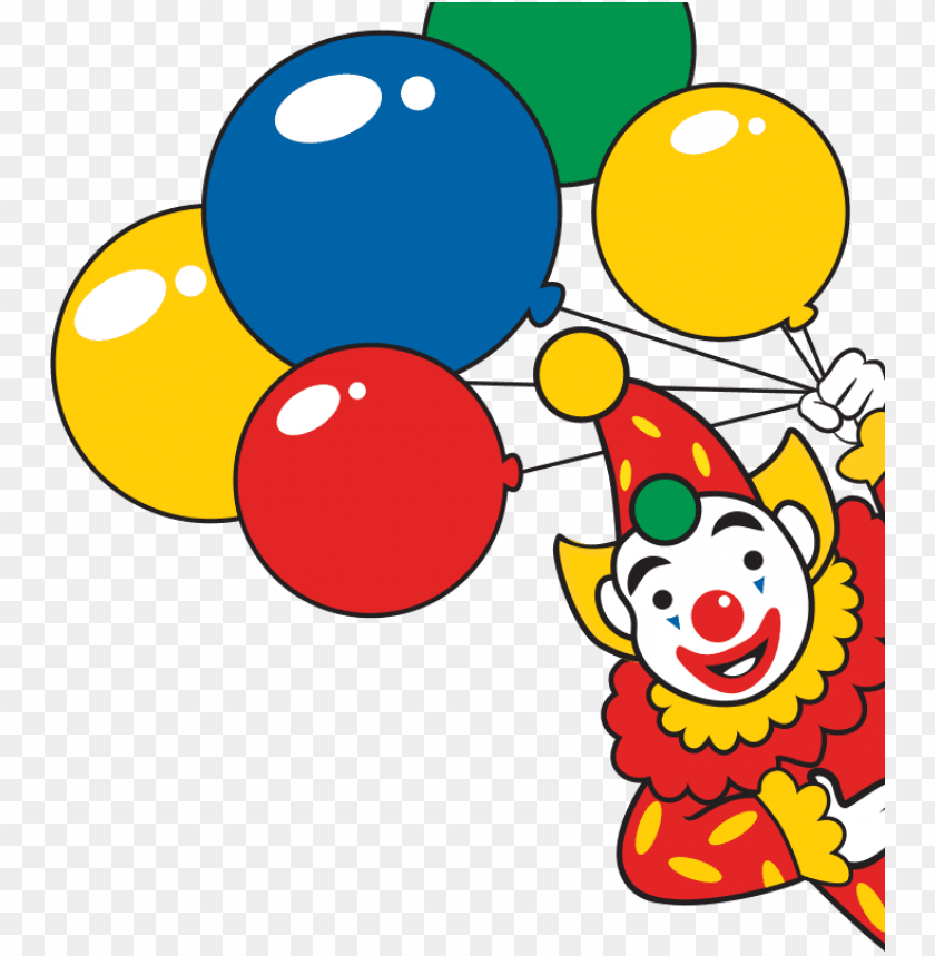 payasos con globos PNG image with transparent background | TOPpng