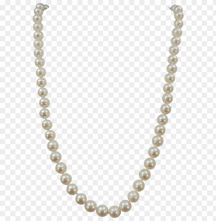 Transparent Background PNG Of Pearl String - Image ID 14504