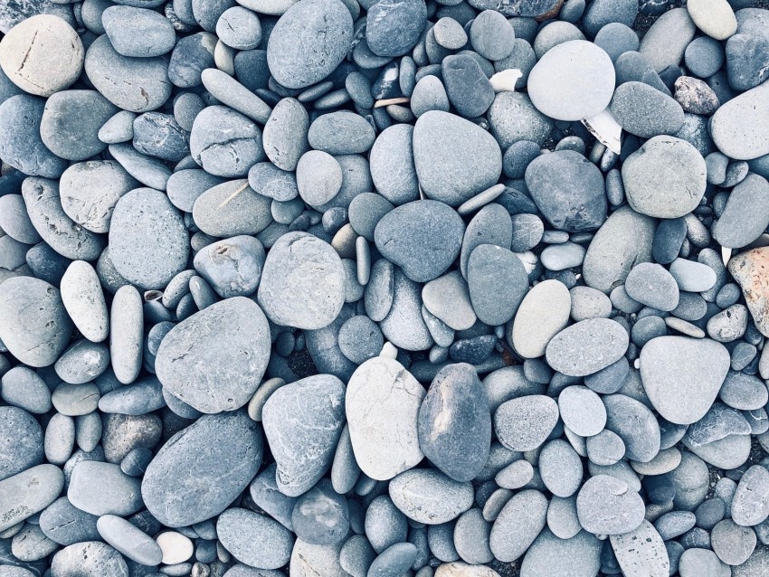 pebble, stones, marine, surface, shape, gray