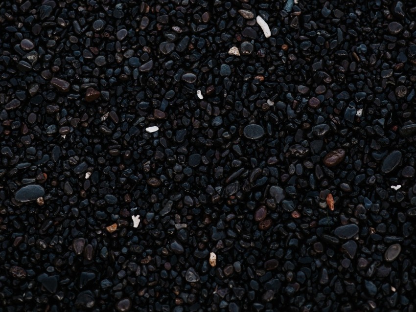 pebbles, stones, black, wet