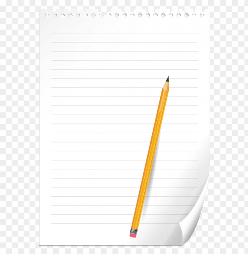 Download Pencil And Notebook Paperpicture Clipart Png Photo  