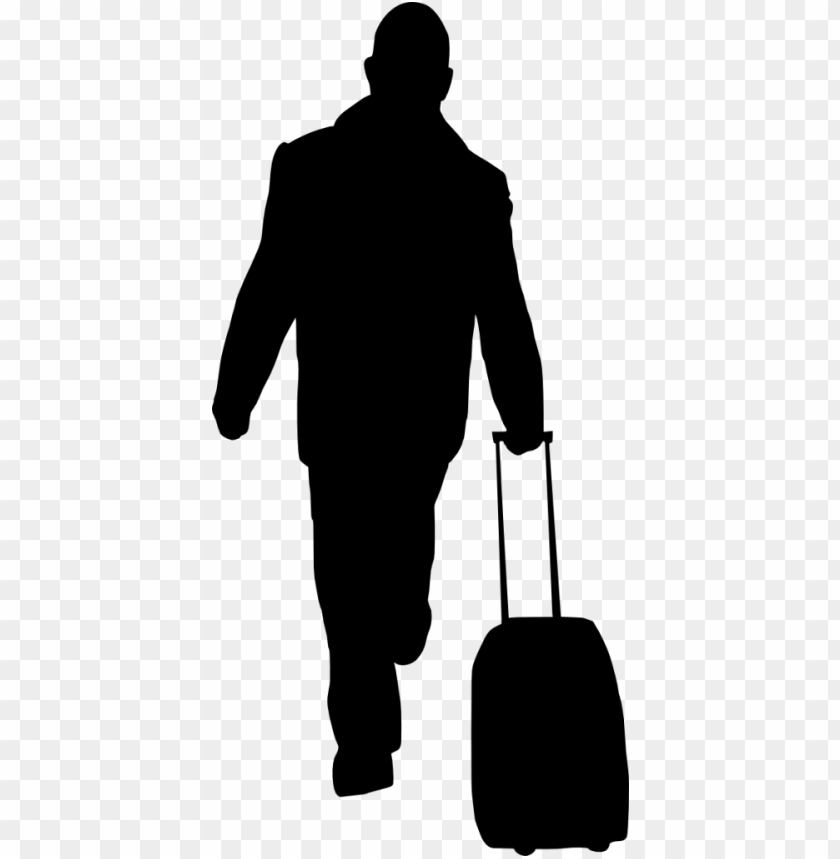 luggage,people,silhouette,png transparent,free png,travel,bag