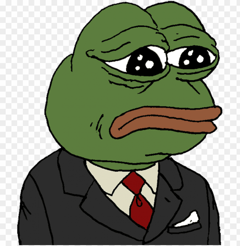 pepe meme PNG image with transparent background.