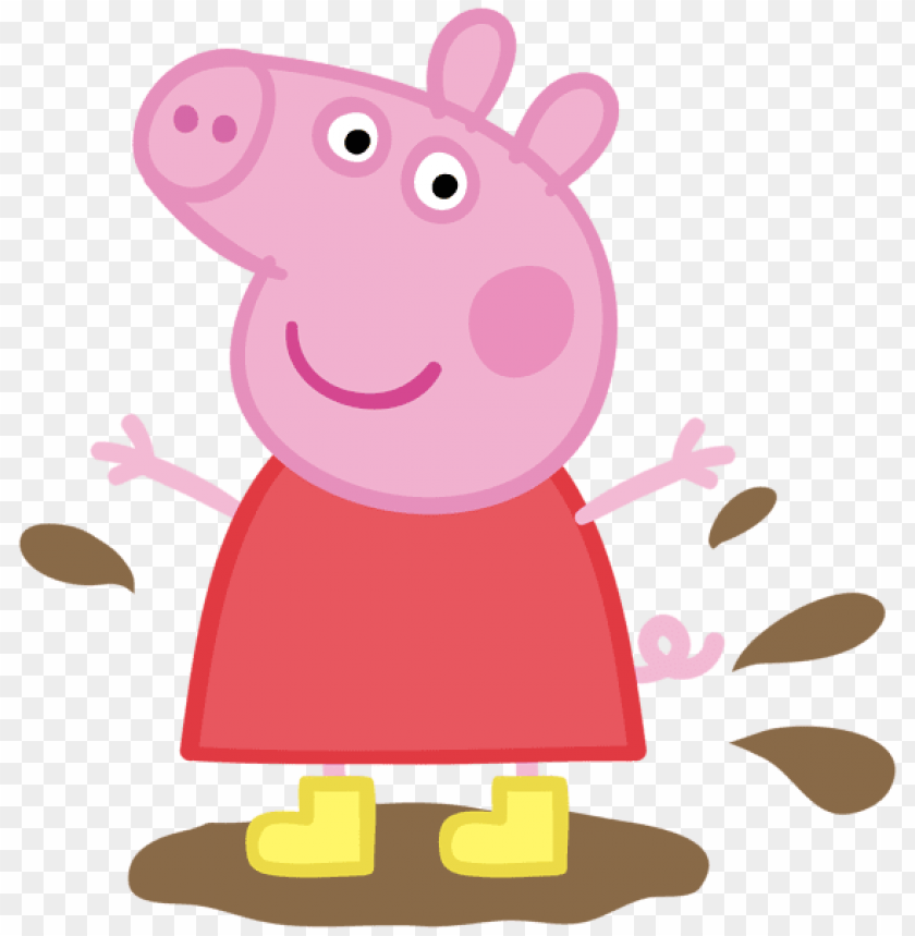 Free download | HD PNG peppa pig in muddy puddle clipart png photo ...