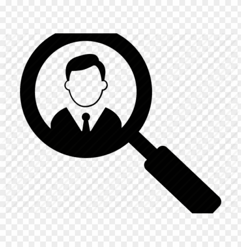 Person Icons Worker - Men With Search Icon Png - Free PNG Images