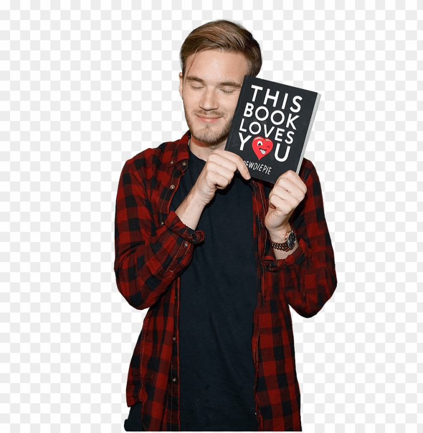 pewdiepie holding book png - Free PNG Images@toppng.com