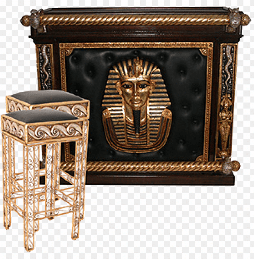 Transparent PNG Image Of Egyptian Themed Furniture - Image ID 802