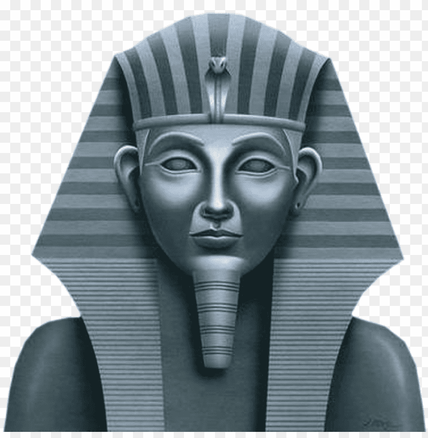 Bronze, statue of Egyptian, pharaoh , Tutankhamun