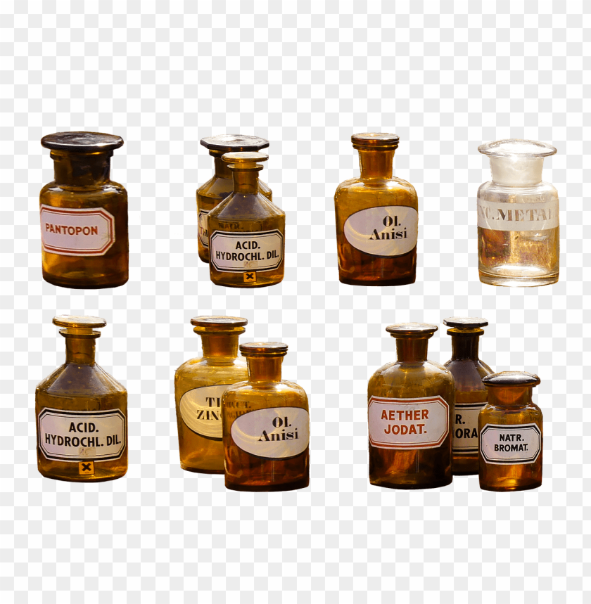 pharmacy flasks collection PNG transparent with Clear Background ID 118787