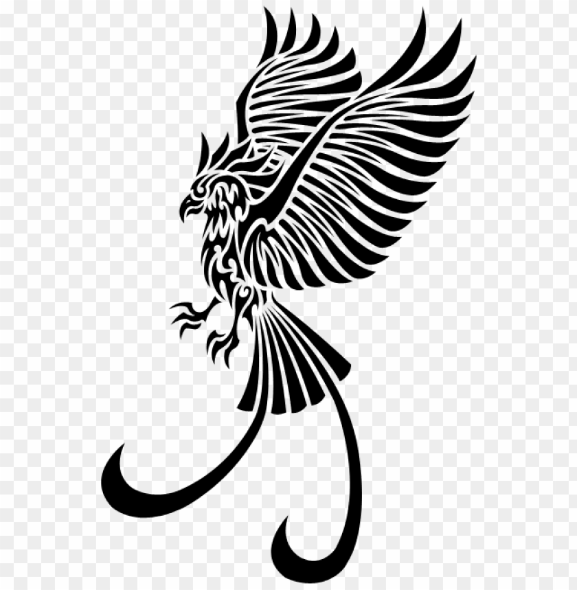 phoenix tattoo left PNG image with transparent background | TOPpng
